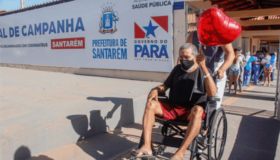 Hospitais de campanha em Belém e Santarém celebram alto número de pacientes recuperados da Covid-19 Hospitais de campanha em Belém e Santarém celebram alto número de pacientes recuperados da Covid-19