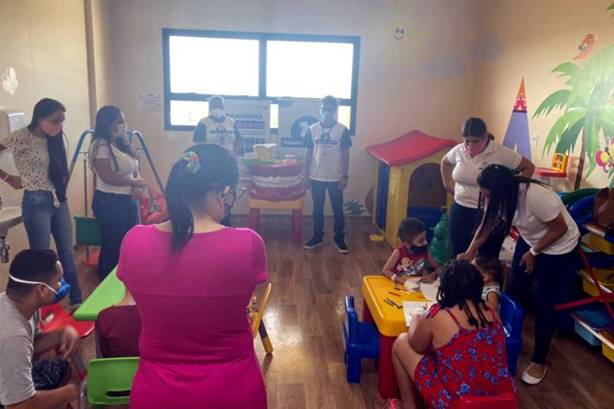 Coordenação Estadual de Saúde Bucal faz ação educativa no Abelardo Santos Coordenação Estadual de Saúde Bucal faz ação educativa no Abelardo Santos