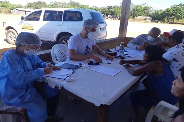 Secretaria de Estado de Saúde e UFPA promovem ação de saúde em território Kaya Secretaria de Estado de Saúde e UFPA promovem ação de saúde em território Kaya
