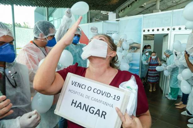 No Hangar, Hospital de Campanha garante recuperação de 85 pacientes de  Covid-19