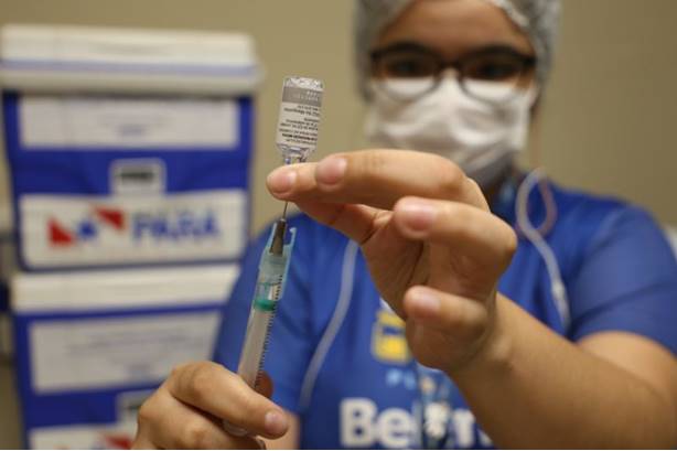Campanha de vacinação contra a Covid-19 no Pará já completa seis meses Campanha de vacinação contra a Covid-19 no Pará já completa seis meses
