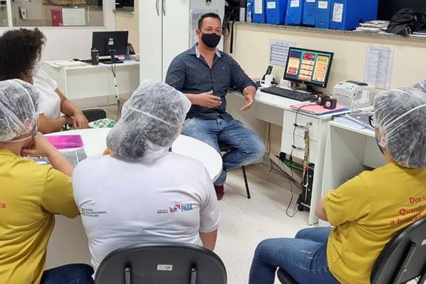 Sespa realiza oficina sobre alimentação saudável na prevenção do câncer no Oncológico Infantil Sespa realiza oficina sobre alimentação saudável na prevenção do câncer no Oncológico Infantil