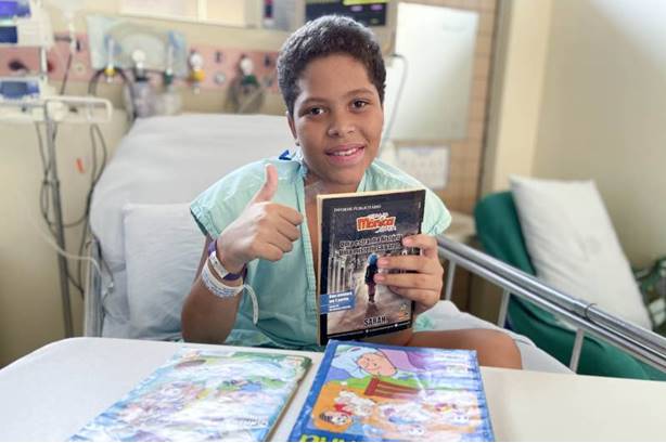 Após nove dias entubado, menino de 11 anos vence a Covid-19 no Hospital da Transamazônica Após nove dias entubado, menino de 11 anos vence a Covid-19 no Hospital da Transamazônica