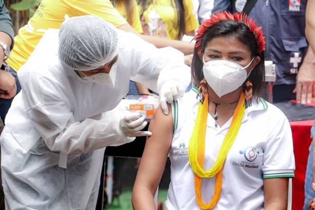 Pará aplica primeira dose de vacina contra Covid-19 em mais de 61% da população indígena Pará aplica primeira dose de vacina contra Covid-19 em mais de 61% da população indígena