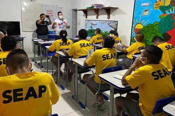 Sespa realiza ação em unidade prisional da Seap Sespa realiza ação em unidade prisional da Seap