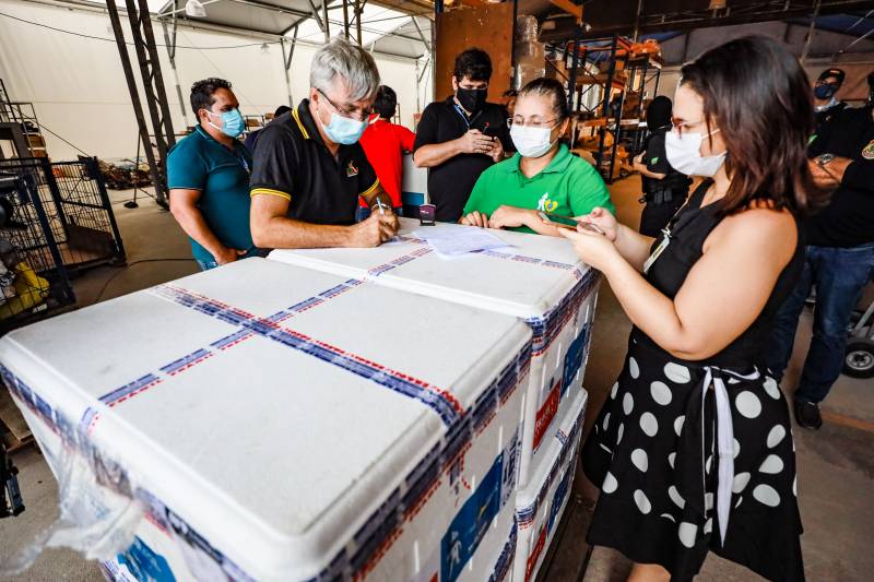 Pará recebe mais 38 mil doses de vacina contra a Covid-19 nesta sexta-feira (24) Pará recebe mais 38 mil doses de vacina contra a Covid-19 nesta sexta-feira (24)