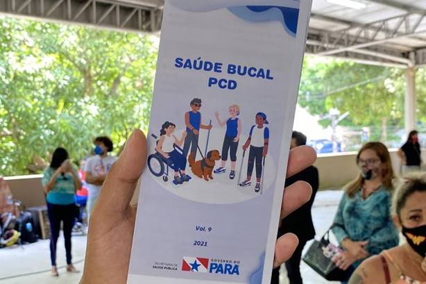 Sespa lança cartilha com orientações sobre saúde bucal a pessoas com deficiência Sespa lança cartilha com orientações sobre saúde bucal a pessoas com deficiência