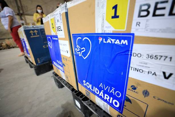 Pará recebe nesta quarta-feira (15) mais 39.780 doses de vacina contra a Covid-19 Pará recebe nesta quarta-feira (15) mais 39.780 doses de vacina contra a Covid-19