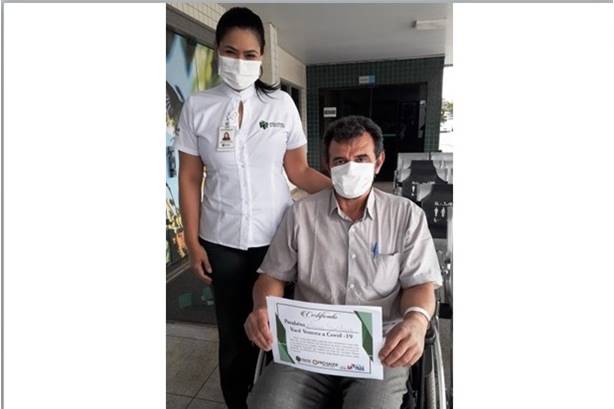 Após 41 dias internado, religioso é o último paciente a se recuperar da Covid-19 no Regional de Marabá Após 41 dias internado, religioso é o último paciente a se recuperar da Covid-19 no Regional de Marabá
