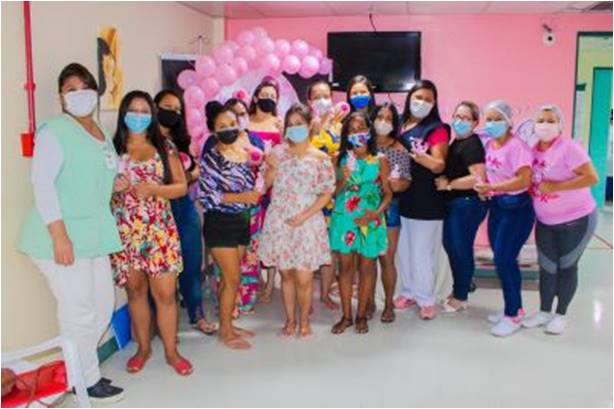 Regional do Marajó encerra Outubro Rosa com palestra para usuárias gestantes e puérperas Regional do Marajó encerra Outubro Rosa com palestra para usuárias gestantes e puérperas