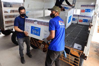 Pará recebe mais 102.150 mil doses de vacina contra a Covid-19 nesta sexta-feira (01) Pará recebe mais 102.150 mil doses de vacina contra a Covid-19 nesta sexta-feira (01)