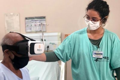 Realidade virtual reduz em 30% custos de internação no Hospital Público Galileu Realidade virtual reduz em 30% custos de internação no Hospital Público Galileu