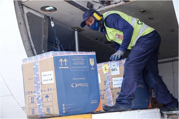 Nesta terça-feira (09), chegam ao Pará mais 24.570 vacinas contra a Covid-19 Nesta terça-feira (09), chegam ao Pará mais 24.570 vacinas contra a Covid-19