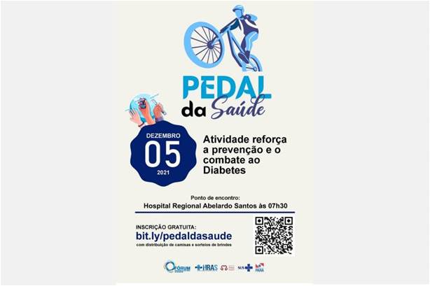 Abelardo Santos promove primeiro Pedal da Saúde para alertar sobre prevenção do Diabetes Abelardo Santos promove primeiro Pedal da Saúde para alertar sobre prevenção do Diabetes