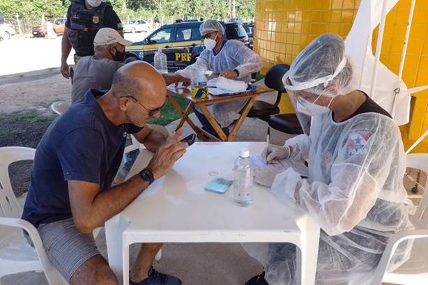 Sespa e outras instituições realizam testagem para Covid-19 em vários pontos de Santarém Sespa e outras instituições realizam testagem para Covid-19 em vários pontos de Santarém