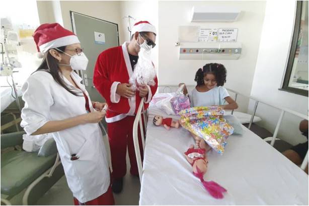 Hospitais estaduais arrecadam doações para realização de ações natalinas neste mês Hospitais estaduais arrecadam doações para realização de ações natalinas neste mês