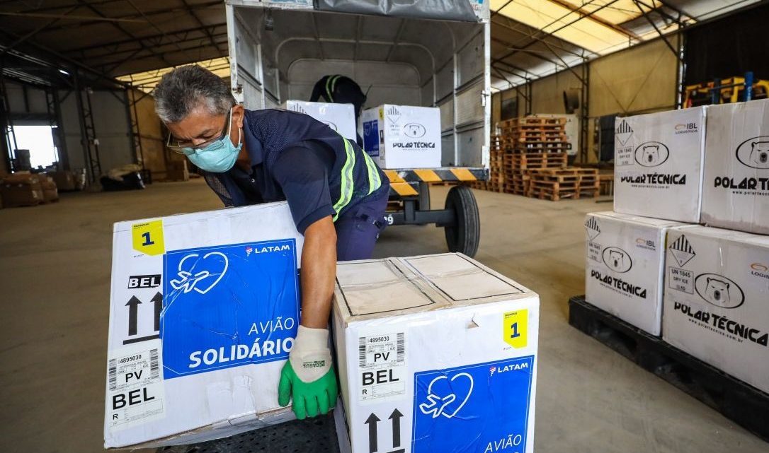 Pará recebe segundo lote de doses pediátricas de vacinas contra a Covid-19 Pará recebe segundo lote de doses pediátricas de vacinas contra a Covid-19