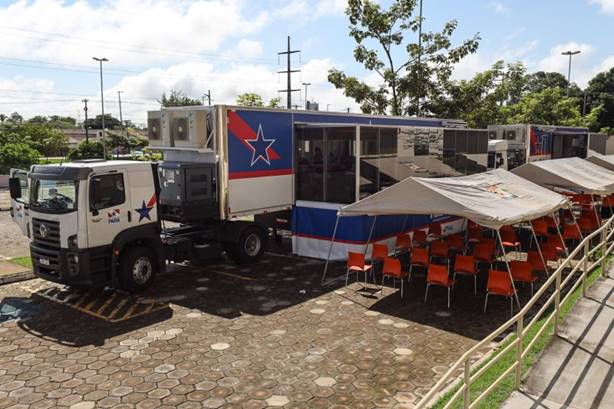 Carretas do TerPaz oferecem atendimento de saúde e cidadania para atingidos pelas enchentes em Marabá Carretas do TerPaz oferecem atendimento de saúde e cidadania para atingidos pelas enchentes em Marabá