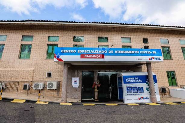Estado inaugura em centro para atendimento exclusivo de pacientes com Covid-19 em Bragança Estado inaugura em centro para atendimento exclusivo de pacientes com Covid-19 em Bragança