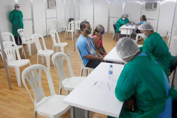 Cai em 70% a procura por atendimento para Covid-19 na Policlínica do Hangar, em Belém Cai em 70% a procura por atendimento para Covid-19 na Policlínica do Hangar, em Belém