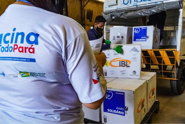 Pará recebe mais 85 mil doses de vacinas pediátricas contra a Covid-19 Pará recebe mais 85 mil doses de vacinas pediátricas contra a Covid-19