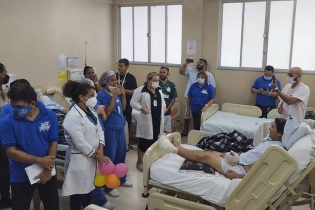 Celebrações religiosas renovam fé de usuários e colaboradores do Hospital Galileu, nesta Semana Santa Celebrações religiosas renovam fé de usuários e colaboradores do Hospital Galileu, nesta Semana Santa