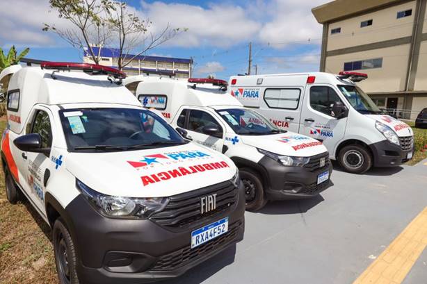 Governo do Estado entrega mais três ambulâncias ao município de Marabá Governo do Estado entrega mais três ambulâncias ao município de Marabá