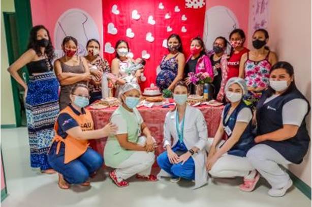 Mães festejam assistência humanizada no Hospital do Marajó Mães festejam assistência humanizada no Hospital do Marajó