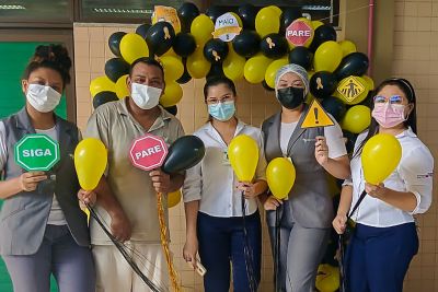 Hospital do Marajó encerra campanha nacional do Maio Amarelo, de prevenção de acidentes Hospital do Marajó encerra campanha nacional do Maio Amarelo, de prevenção de acidentes