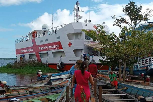 Barco Hospital Papa Francisco realiza mais de 900 atendimentos no oeste do Pará Barco Hospital Papa Francisco realiza mais de 900 atendimentos no oeste do Pará