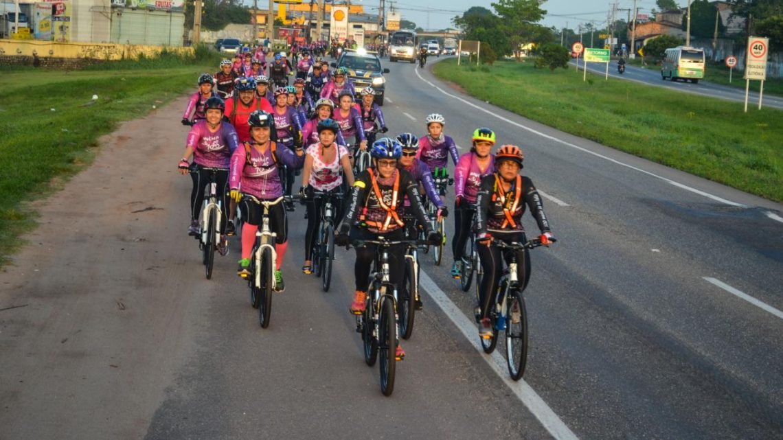 Ciclistas vão de Belém a Inhangapi pela prevenção do câncer de mama Ciclistas vão de Belém a Inhangapi pela prevenção do câncer de mama