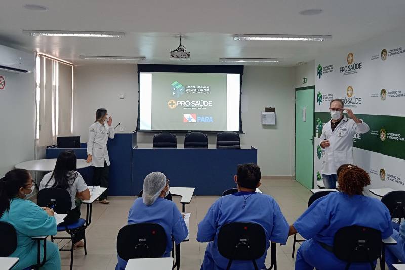 Profissionais do Regional de Marabá recebem capacitação em urgência e emergência Profissionais do Regional de Marabá recebem capacitação em urgência e emergência