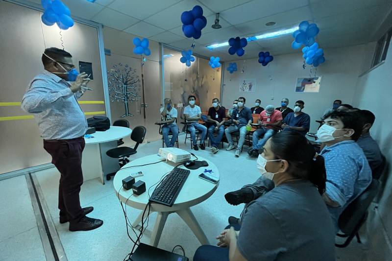 Hospital Oncológico Infantil alerta profissionais sobre cuidados com a saúde do homem Hospital Oncológico Infantil alerta profissionais sobre cuidados com a saúde do homem