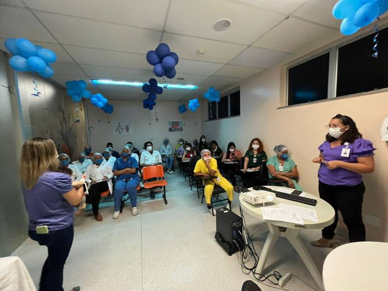 Oncológico Infantil treina colaboradores sobre protocolos de segurança do paciente Oncológico Infantil treina colaboradores sobre protocolos de segurança do paciente