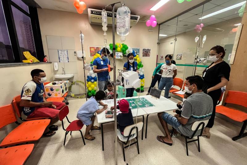 Campanha no ‘Oncológico Infantil’ ensina higienização correta das mãos Campanha no ‘Oncológico Infantil’ ensina higienização correta das mãos