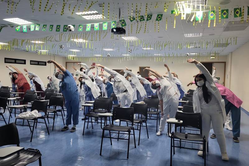 Hospital Abelardo Santos promove encontro sobre importância da atividade física Hospital Abelardo Santos promove encontro sobre importância da atividade física