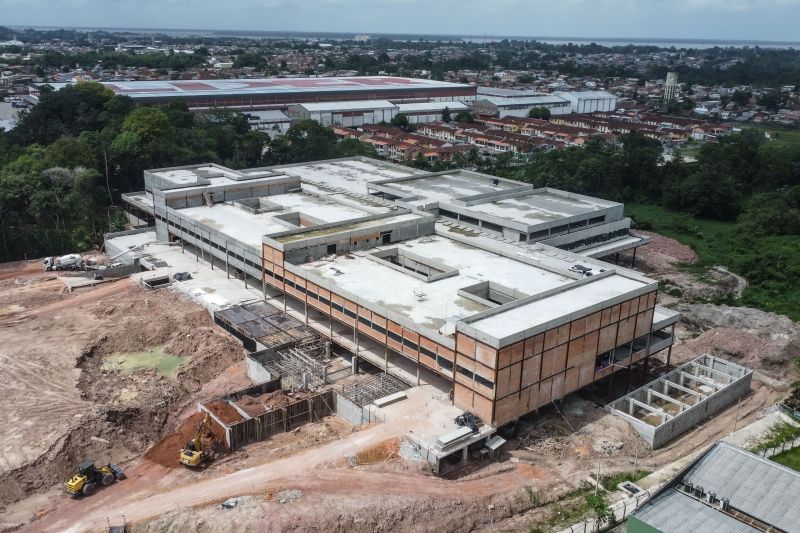 Obras do Novo Pronto Socorro chegam a 74% de execução Obras do Novo Pronto Socorro chegam a 74% de execução