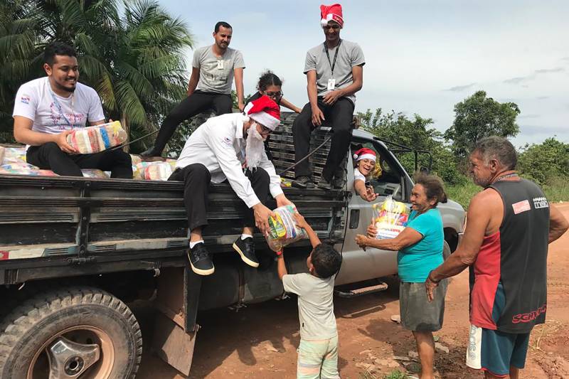 HGT beneficia 575 famílias do município de Tailândia com cestas básicas HGT beneficia 575 famílias do município de Tailândia com cestas básicas