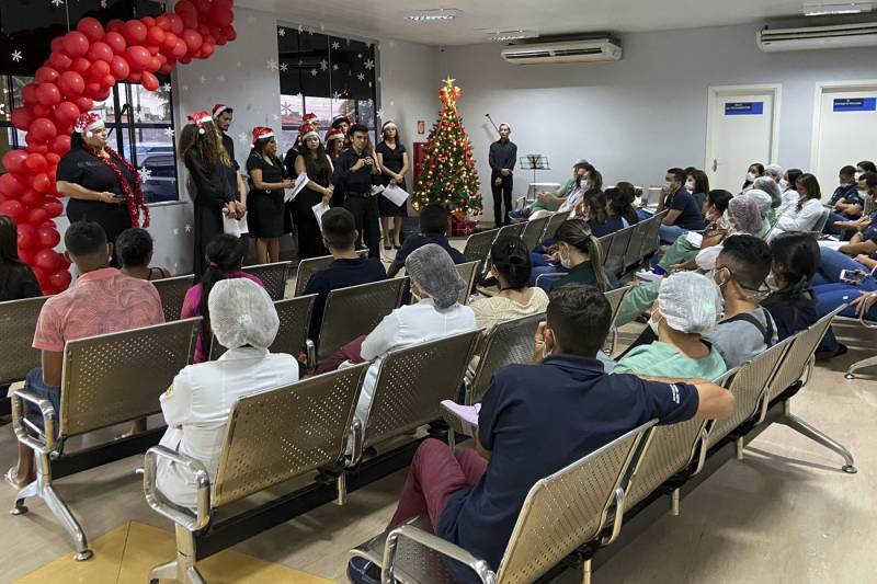 Regional de Paragominas celebra Natal com usuários com Cantata – SESPA