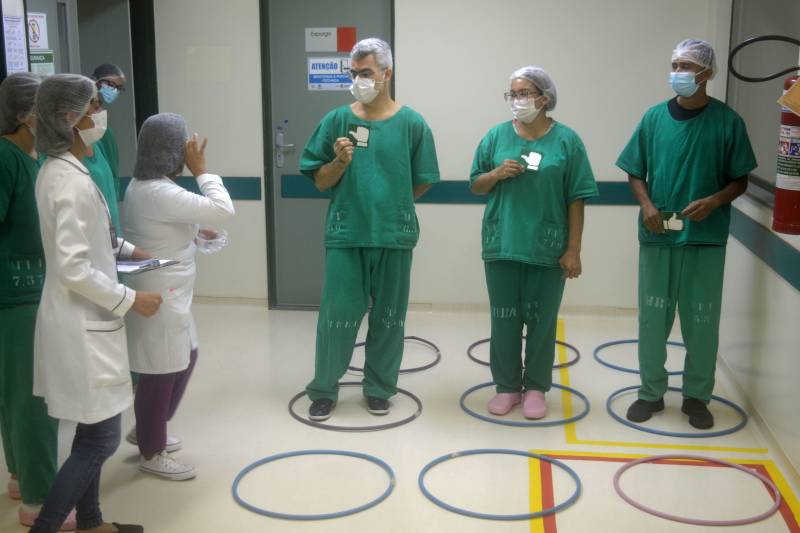 Com gincana, Hospital do Baixo Amazonas reforça prevenção às infecções Com gincana, Hospital do Baixo Amazonas reforça prevenção às infecções
