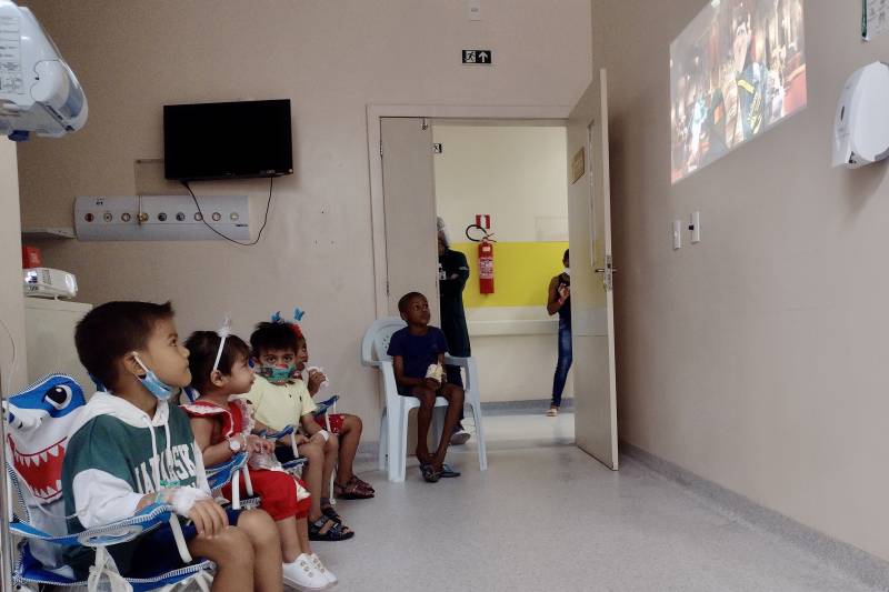 ‘Cine QT’ oferece entretenimento a pacientes do Hospital Oncológico Infantil ‘Cine QT’ oferece entretenimento a pacientes do Hospital Oncológico Infantil