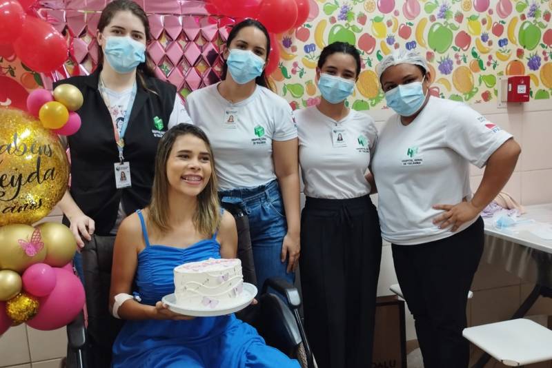 Projeto celebra aniversário de pacientes internados no Hospital Geral de Tailândia Projeto celebra aniversário de pacientes internados no Hospital Geral de Tailândia