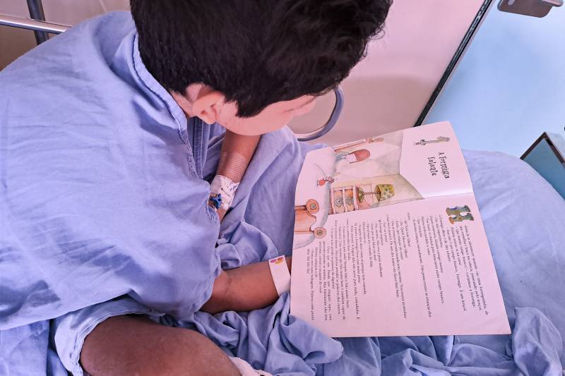 No Regional do Marajó, projeto oferece leitura como entretenimento aos pacientes No Regional do Marajó, projeto oferece leitura como entretenimento aos pacientes