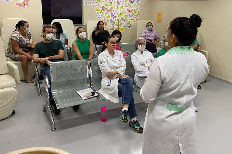 Direitos da mãe e do bebê são tema de Curso de Gestante do HMIB Direitos da mãe e do bebê são tema de Curso de Gestante do HMIB