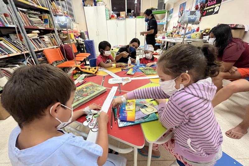 Animais despertam criatividade de pacientes no Hospital Oncológico Infantil Animais despertam criatividade de pacientes no Hospital Oncológico Infantil