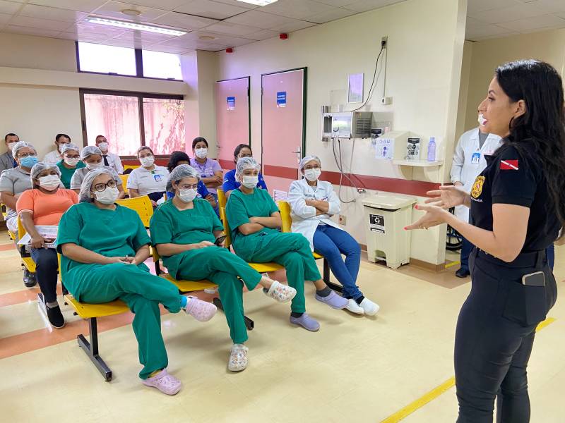 Violência contra a mulher é tema de palestra no Hospital Regional da Transamazônica Violência contra a mulher é tema de palestra no Hospital Regional da Transamazônica
