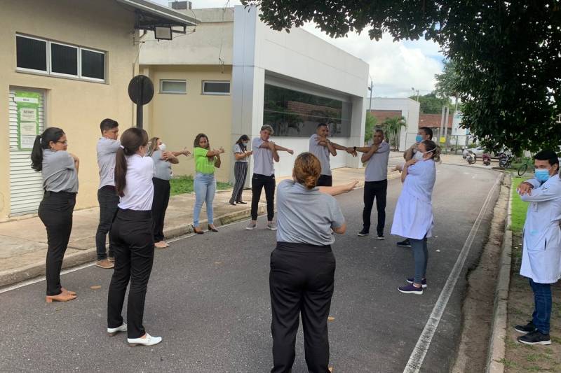 Atividade física contribui para o desempenho e bem-estar de equipes do Hospital Galileu Atividade física contribui para o desempenho e bem-estar de equipes do Hospital Galileu