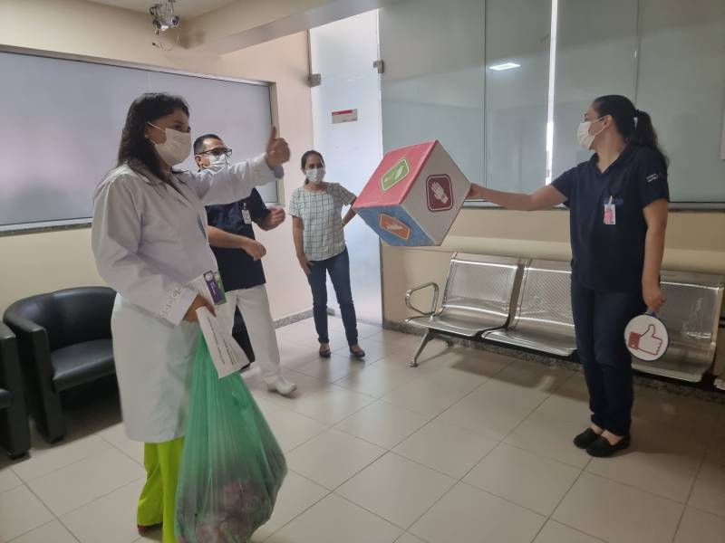 Hospital Jean Bitar celebra datas alusivas à Segurança do Paciente com profissionais da Unidade Hospital Jean Bitar celebra datas alusivas à Segurança do Paciente com profissionais da Unidade