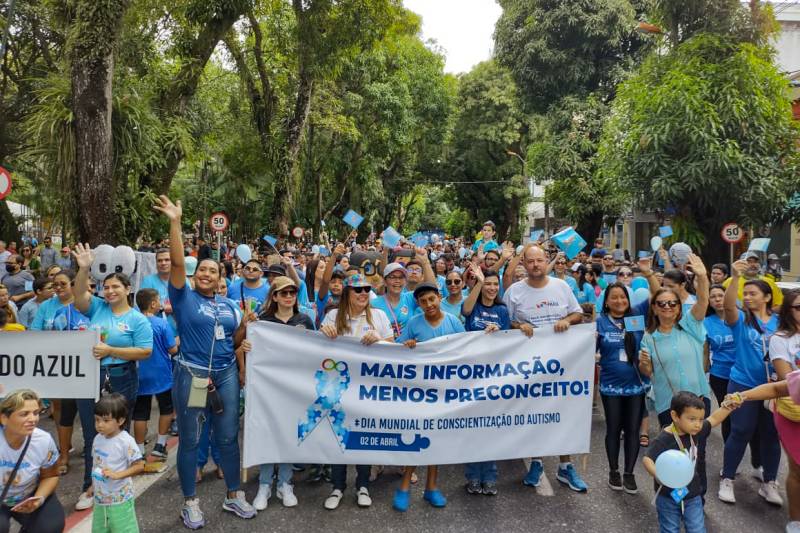 Caminhada e serviços de saúde e cidadania marcam ‘Dia Mundial de Conscientização do Autismo’ Caminhada e serviços de saúde e cidadania marcam ‘Dia Mundial de Conscientização do Autismo’
