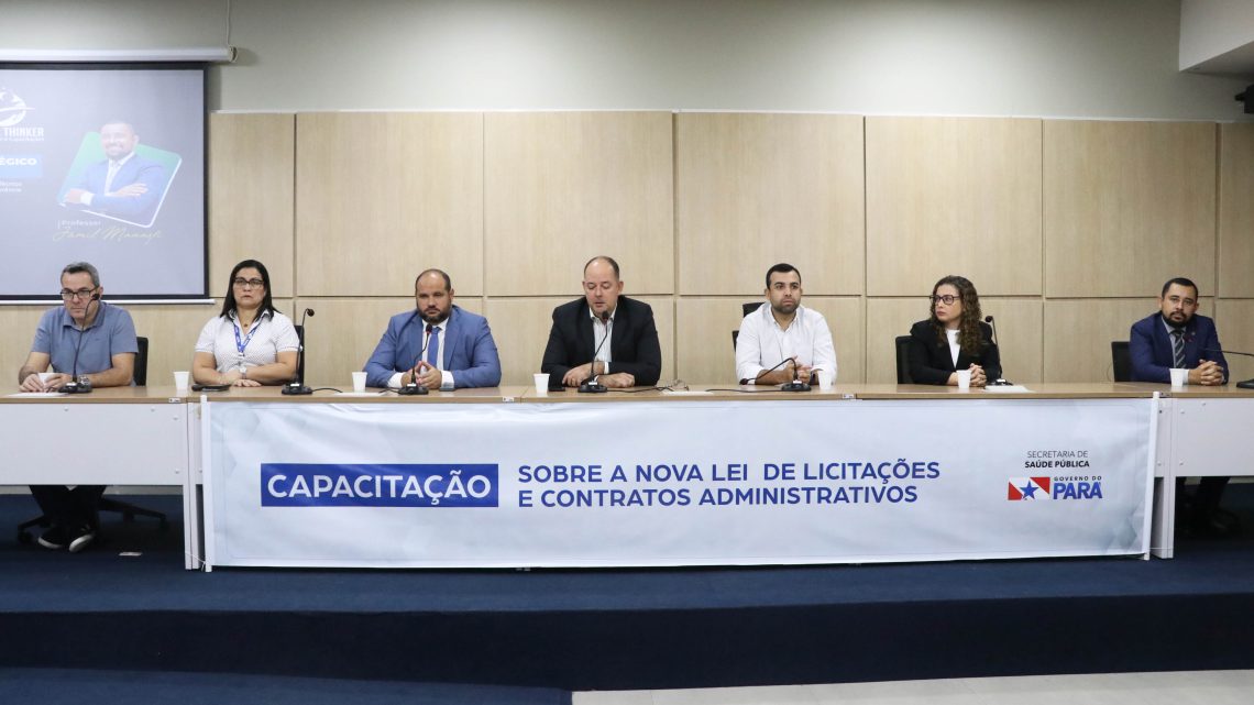 Sespa promove curso de capacitação sobre a Nova Lei de Licitações Sespa promove curso de capacitação sobre a Nova Lei de Licitações